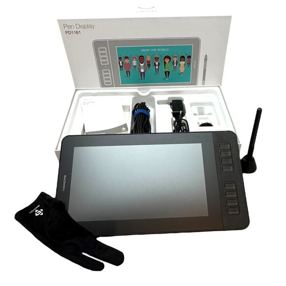 Gaomon Pen Display PD1161 + Clip Studio Paint Pro for Windows & MacOS - Picture 2 of 16